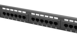 Painel de Conex?es 19 1U Cat6 (Preto) - LANBERG