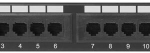 Painel de Conex?es 10 1U Cat6 (Preto) - LANBERG
