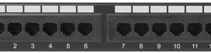 Painel de Conex?es 10 1U Cat6 (Preto) - LANBERG