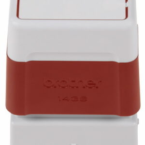 Carimbo PR-1438R 14x38 mm Vermelho - BROTHER