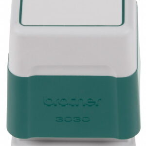 Carimbo PR-3030G6P 30x30 mm Branco/Verde - BROTHER