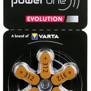Pack 6x Pilhas p/ Aparelhos Auditivos - PR312/PR41/AZA312 - VARTA