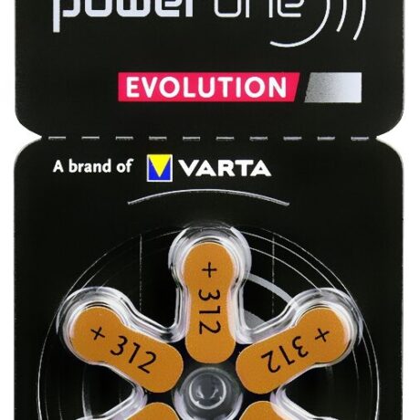 Pack 6x Pilhas p/ Aparelhos Auditivos - PR312/PR41/AZA312 - VARTA