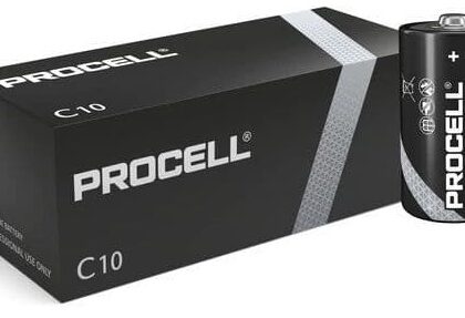Emb. 10x Pilhas Industriais Alcalinas 1,5V C / LR14 - PROCELL by DURACELL PC1400
