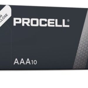 Emb. 10x Pilhas Ind. Alcalinas 1,5V LR03 AAA - PROCELL by DURACELL Constant PC2400