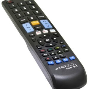 Comando Programavel MADE FOR YOU 4:1 SERIE 7001 BLACK (DUAL SYSTEM PROGRAMMING) - JollyLine