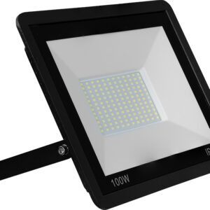 Projector LED IP65 220VAC Branco F. 6000K 100W 9000Lm c/ Sensor Crepuscular (Liga Automaticamente)