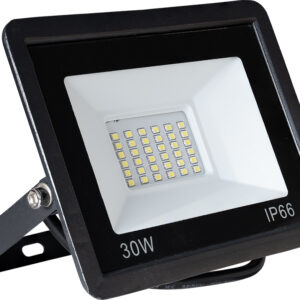 Projector LED IP65 220VAC Branco Frio 6000K 30W 2400Lm c/ Sensor Crepuscular
