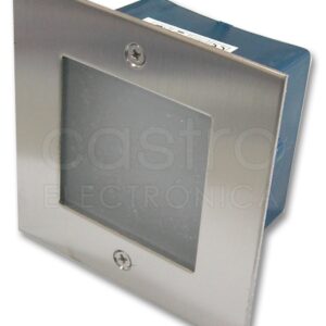 Projector Encastrar Muro/Chão Aluminio LED 4W Branco F. 6000K IP65 400Lm