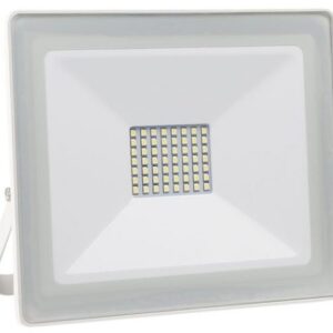 Projector LED Slim IP65 220VAC Branco Q. 3000K 100W 7000Lm (Branco)