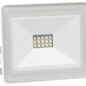 Projector LED Slim IP65 220VAC Branco F. 6000K 10W 700Lm (Branco)