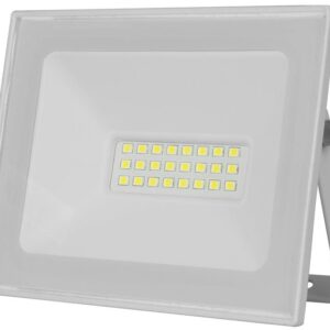Projector LED SLIM IP65 220VAC Branco Frio 6000K 20W 1400Lm (Branco)