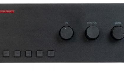 Amplificador PA Linha 100V / 4ohm 15W RMS USB/MP3/FM (12/220V) - FONESTAR