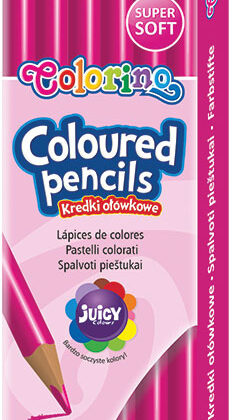 Pack 12 Lápis Cor Colorino Rosa - COLORINO