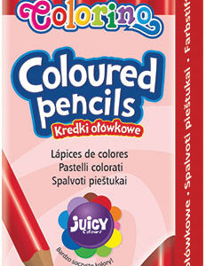 Pack 12 Lápis Cor Colorino Vermelho - COLORINO