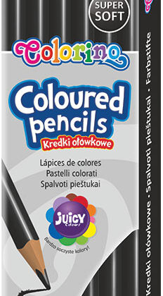 Pack 12 Lápis Cor Colorino Preto - COLORINO