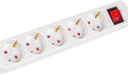 Extensão Quintupla c/ Interruptor (3 mts) - LANBERG