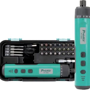 Chave de Fendas s/ Fios Recarreg?vel USB-C + 28 Pontas - Proskit