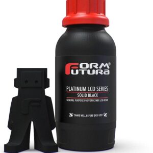Resina p/ Impressão 3D Platinum LCD e DLP UV 500ml (Preto) - FORMFUTURA