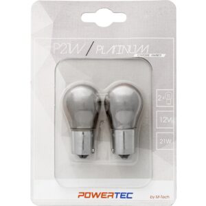 Blister 2x Lampadas Halogéneo P21W 12V BA15s (Chrome)