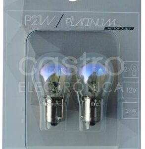 Blister 2x Lampadas Halogéneo P21W 12V BA15s (RAINBOW) - M-TECH