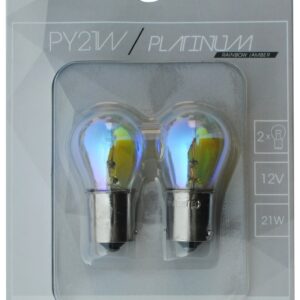 Blister 2x Lampadas Halogéneo PY21W 12V BAU15s (RAINBOW) - POWERTEC