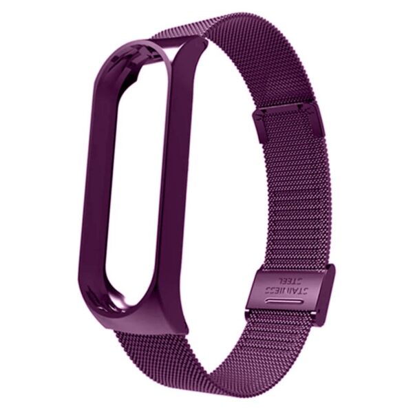 Correia Metálica Milanesa p/ Pulseira Mi Band 5 e Mi Band 6 (Roxo) - XIAOMI