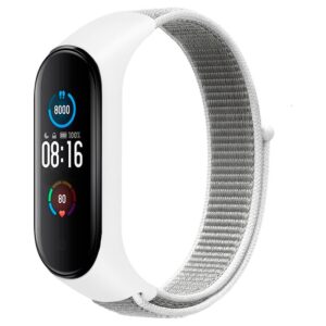 Pulseira Nylon p/ Pulseira Mi Band 5 e Mi Band 6 (Branco) - XIAOMI