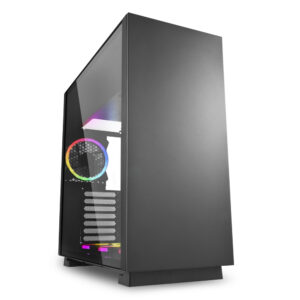 Caixa ATX Sharkoon Pure Steel RGB USB 3.0 com Janela (Preta)