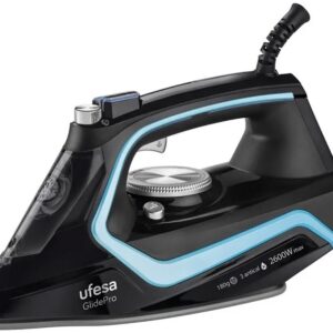 Ferro Engomar a Vapor Glide Pro PV2600 2600W (Preto/Azul) - UFESA