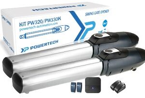 Kit Motores Batente c/ Acessórios até 500kg (24V) - POWERTECH