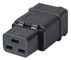 Ficha Alimenta??o Tripolar IEC C19 (Femea) 3 Pinos 16A