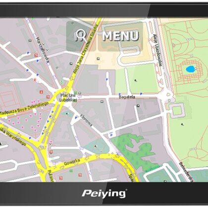 GPS 7 Alien 8GB + Mapa Europeu (Preto) - PEIYING
