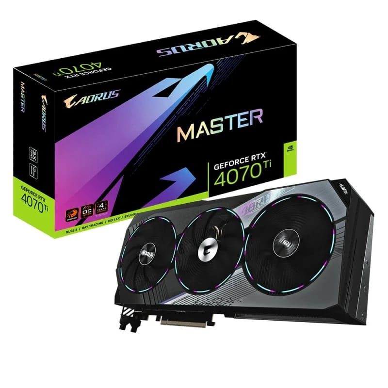 Placa Gráfica Gigabyte RTX 4070TI Aorus Master GDDR6X