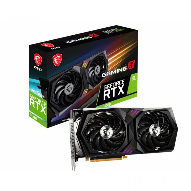 Placa Gráfica MSI RTX 3060 Gaming X 12GB GDDR6