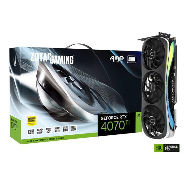 Placa Gráfica Zotac Gaming GeForce RTX 4070 Ti AMP Extreme Airo 12GB GDDR6X DLSS3