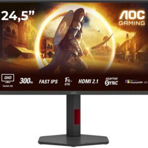Monitor Q25G4SR IPS W-LED 24,5 QHD 16:9 300Hz VESA Adaptive Sync - AOC