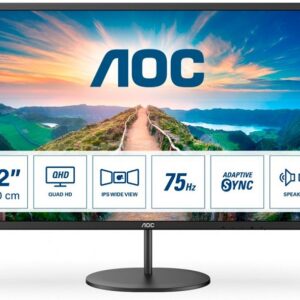 Monitor IPS LED 31.5 Q32V4 2K Ultra HD (Preto) - AOC