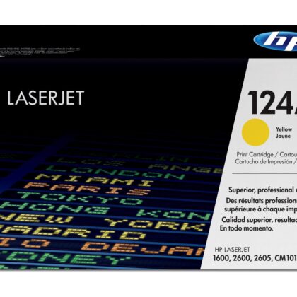 HP 124A Laser cartridge 2000páginas Amarelo