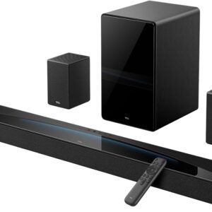 SoundBar Q85H 7.1.4 Canais 510W + Subwoofer (Titânio) - TCL