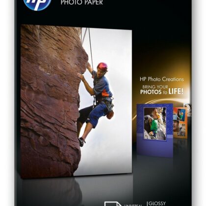 Papel Fotográfico de Lustro (25 Folhas) - HP