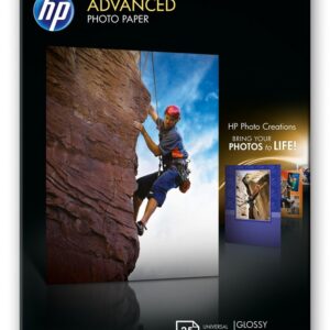 Papel Fotográfico de Lustro (25 Folhas) – HP