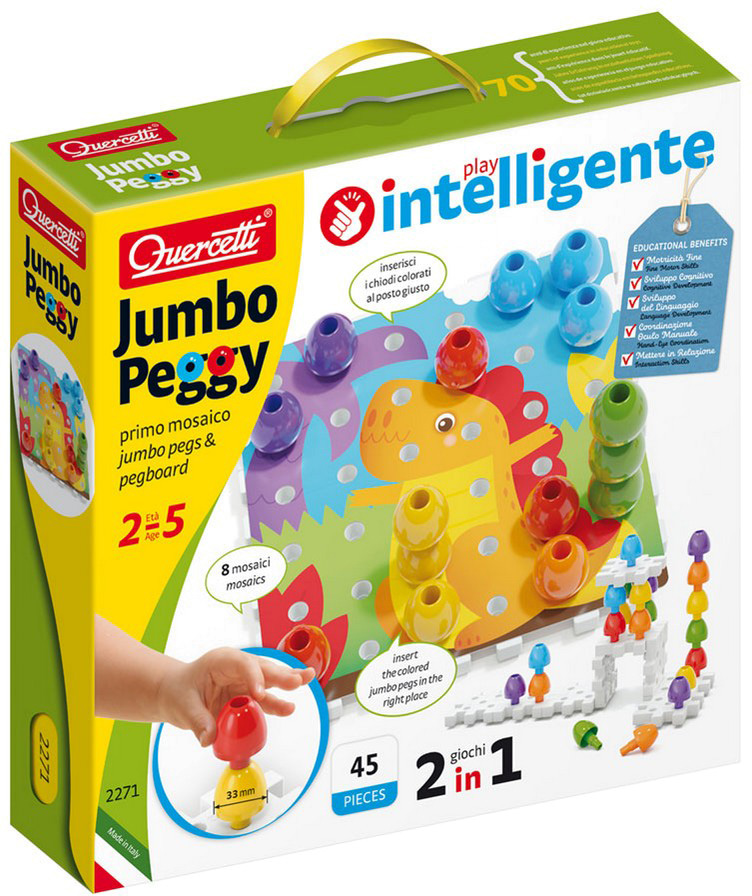 Puzzle Construção Jumbo Peggy 45 pcs - QUERCETTI