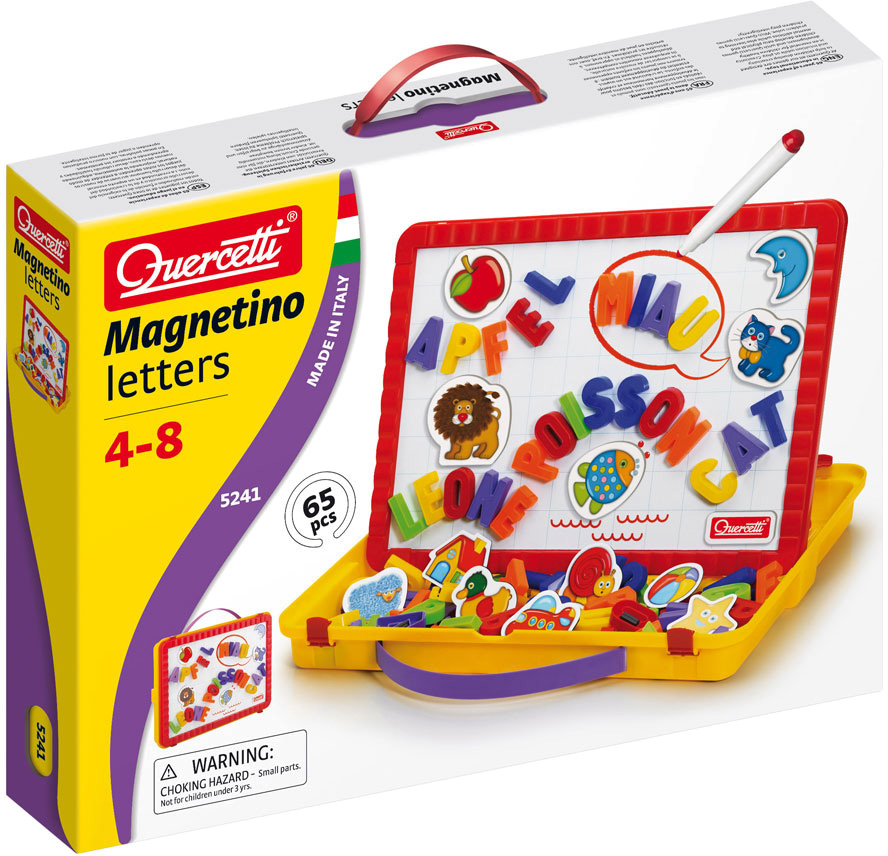 Malinha Quadro Letras Magnéticas 65 pcs - QUERCETTI