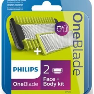 Recargas de Lâmina de Barbear Norelco OneBlade Face/Body Kit - PHILIPS