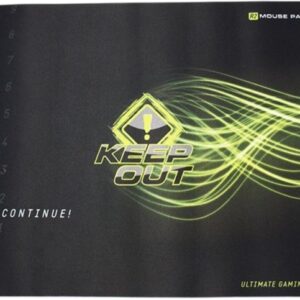 Tapete de Rato Gaming R2 320x270mm (Preto/Verde) - KEEP OUT
