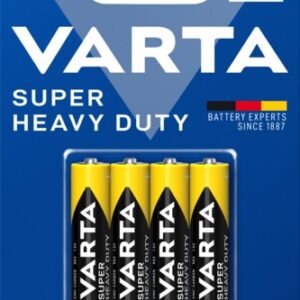 Blister 4 Pilhas AAA / R03 1,5V Super Heavy Duty - VARTA 2003