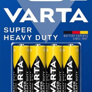 Blister 4 Pilhas AA / R6 1,5V - VARTA SUPER HEAVY DUTY 2006