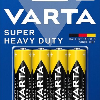 Blister 4 Pilhas AA / R6 1,5V - VARTA SUPER HEAVY DUTY 2006