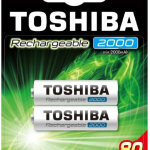 Pilha Recarregável Ni-MH AA R6 2000mAh - TOSHIBA